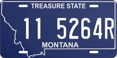 MT license plate 115264R