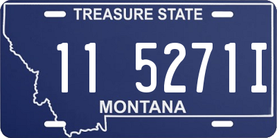 MT license plate 115271I