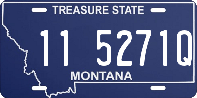 MT license plate 115271Q