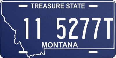 MT license plate 115277T