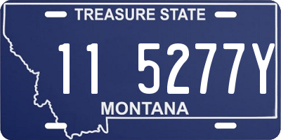 MT license plate 115277Y