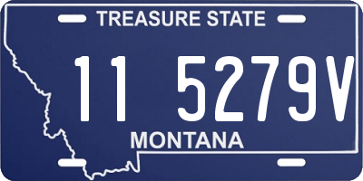 MT license plate 115279V