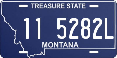 MT license plate 115282L