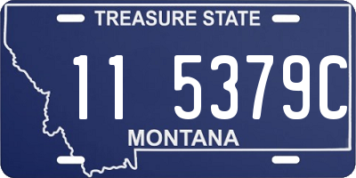 MT license plate 115379C