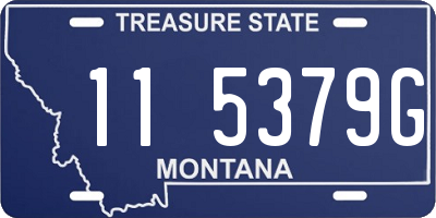 MT license plate 115379G