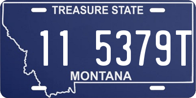 MT license plate 115379T