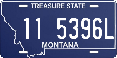 MT license plate 115396L