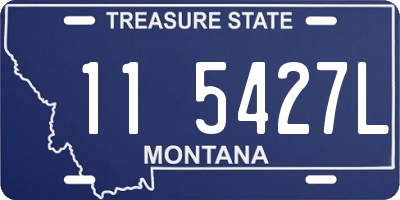 MT license plate 115427L