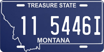 MT license plate 115446I