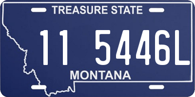 MT license plate 115446L