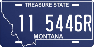 MT license plate 115446R
