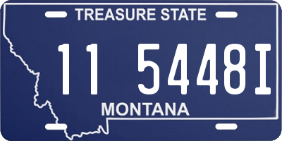 MT license plate 115448I
