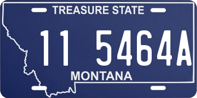 MT license plate 115464A