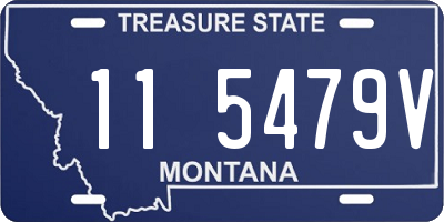 MT license plate 115479V