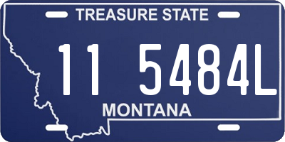 MT license plate 115484L