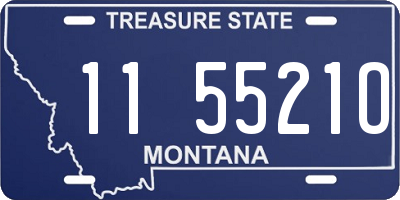 MT license plate 115521O