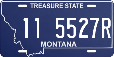 MT license plate 115527R