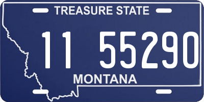 MT license plate 115529O