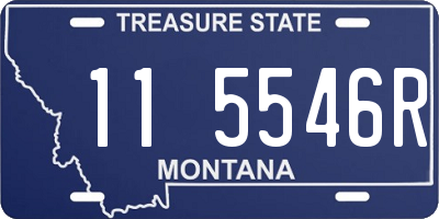 MT license plate 115546R