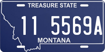 MT license plate 115569A