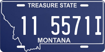 MT license plate 115571I