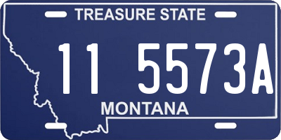 MT license plate 115573A