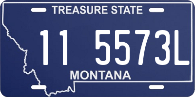 MT license plate 115573L