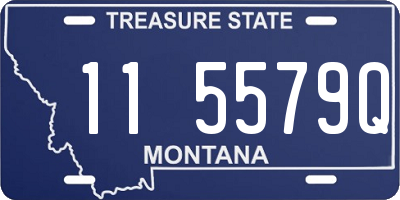 MT license plate 115579Q