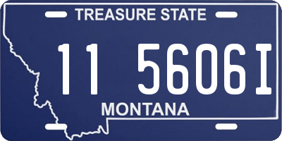 MT license plate 115606I