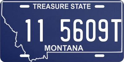 MT license plate 115609T