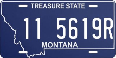 MT license plate 115619R