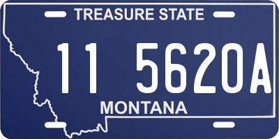 MT license plate 115620A
