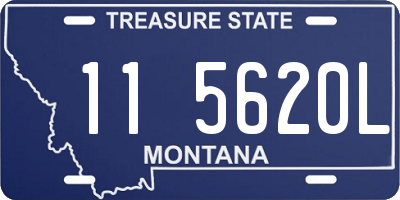 MT license plate 115620L