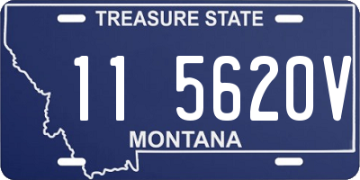 MT license plate 115620V