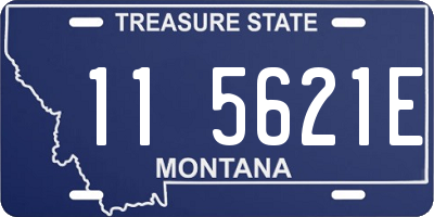 MT license plate 115621E