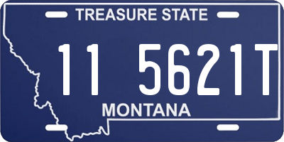 MT license plate 115621T
