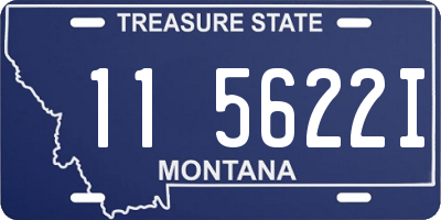 MT license plate 115622I