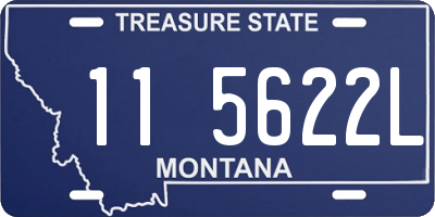 MT license plate 115622L
