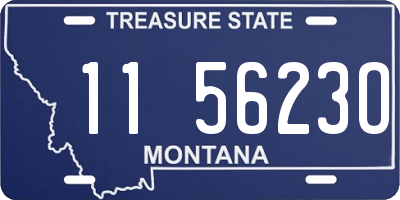 MT license plate 115623O