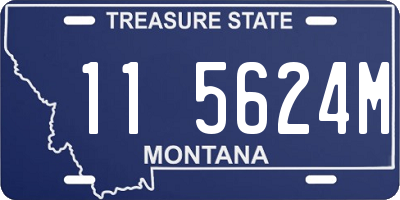 MT license plate 115624M