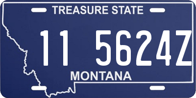 MT license plate 115624Z