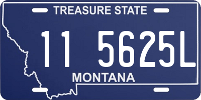 MT license plate 115625L