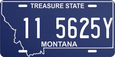 MT license plate 115625Y
