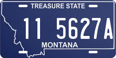 MT license plate 115627A
