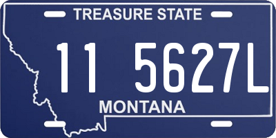 MT license plate 115627L