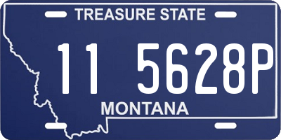 MT license plate 115628P