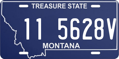 MT license plate 115628V