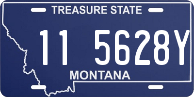 MT license plate 115628Y