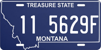 MT license plate 115629F