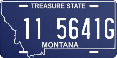 MT license plate 115641G